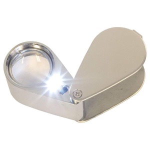 30x jewelers Loupe LED ánh sáng chiếu sáng gấp <span class=keywords><strong>Magnifying</strong></span> đồ trang sức mắt kính lúp - Product Image 5