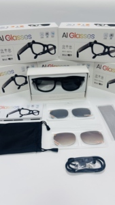 AIMB-G2 Pro AI Smart Camera Glasses 8MP 1080P Video WiFi Gemini ChatGPT Translation Voice Control Touch Swipe - Product Image 6