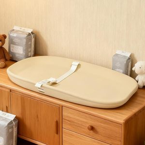 Matelas à <span class=keywords><strong>langer</strong></span> antidérapant en EVA, imperméable et essuyable, avec ceinture de sécurité, <span class=keywords><strong>coussin</strong></span> doux pour commode, adapté aux nouveau-nés et aux tout-petits - Product Image 1