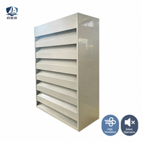 Grille acoustique de ventilation à haut débit d'air, atténuation du bruit personnalisé (dB) pour la gestion du bruit des tours de refroidissement, des générateurs et des systèmes CVC