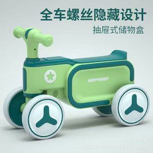 Happybaby Four <b>Wheel</b> Balance Bike 12 Inch Lightweight For 1-3 Years Old Kids - Product Image 2