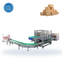 Ligne d'emballage automatique à grande vitesse 20 CPM pour boîtes en carton, idéale pour les boissons, les bières, les bouteilles et les canettes
