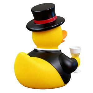 Canard de bain en PVC 3D personnalisé en vinyle pour promotion, jouet de bain en caoutchouc en forme de dessin animé, idéal pour les promotions. - Product Image 2