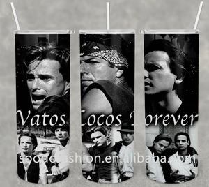 Новейший изготовленный на заказ высококачественный Тощий стакан Vatos Locos изолированный 20 унций сублимационный стакан для подарка - Product Image 5