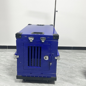 Logo kustom XXXL Aluminium dapat dilepas keselamatan tugas berat persediaan hewan peliharaan besar dalam ruangan kandang anjing rumah anjing - Product Image 6