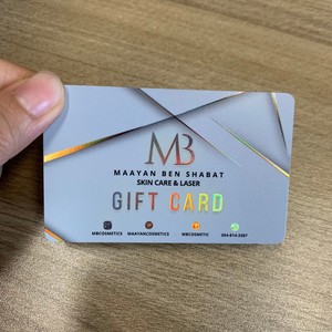 บัตรสมาชิกพีวีซีพิมพ์ลายด้วย UV อิงค์เจ็ท CR80กำหนดได้เอง - Product Image 1