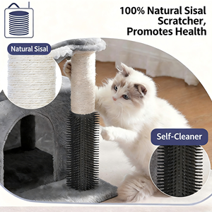 Rascador de Sisal para <span class=keywords><strong>Gatos</strong></span> <span class=keywords><strong>Grandes</strong></span>, Estilo Moderno, de Madera Resistente, Extra Grande, de Lujo, Personalizado por el Fabricante OEM, el Más Vendido - Product Image 3