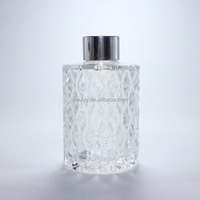 Flacon en Verre de Luxe Vide de 150 ml pour Diffuseur à Bâtonnets avec Bouchon et Bâtonnets Aromatiques