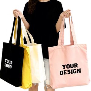 TOP Design Economical Cotton Tote Bag Lightweight Reusable Grocery Canvas Cloth Bags for DIY Advertising Promotion Gift - Product Image 1