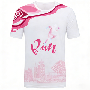 T-shirt de sport unisexe à manches courtes personnalisé avec logo, respirant et anti-transpiration, idéal pour la course et l'entraînement en club - Product Image 5