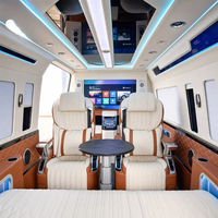 Cloison intérieure en acier inoxydable pour minivan VIP 9 places Dingkong HiAce |   Fabricant OEM sur mesure
