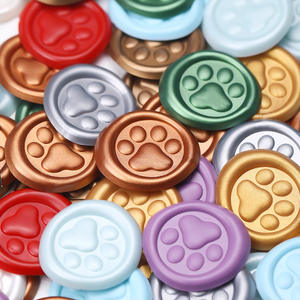 Sceaux de cire avec empreintes de pattes en relief pour les invitations de mariage et la décoration des emballages cadeaux - Product Image 2