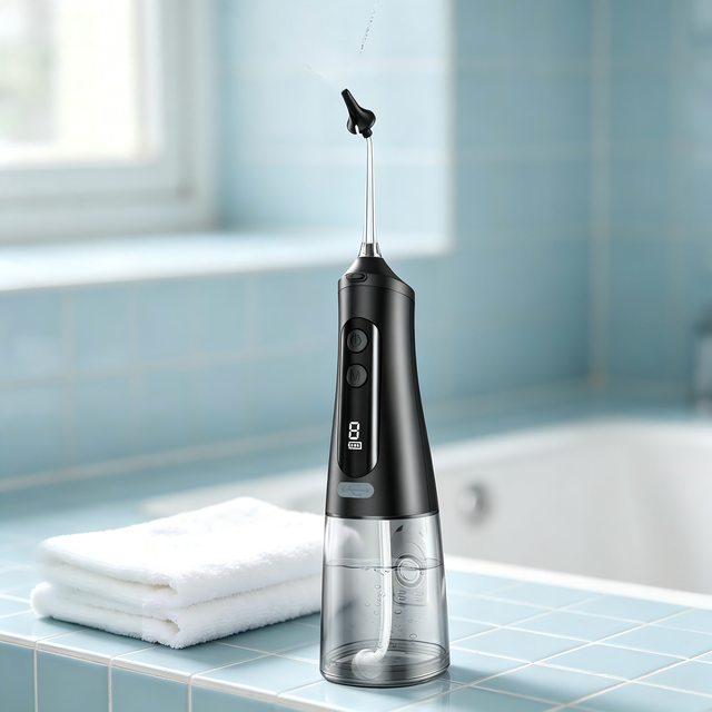 Wholesale OEM/ODM Portable Smart Electric Ear Irrigator Cordless Earwax Washer Removal Tool Kit 350ML Water Flushing Ear Cleaner