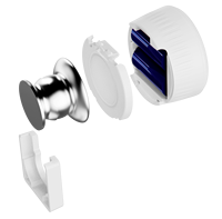 Sensor de Movimiento con Control por Aplicación Tuya Smart Life Zigbee, Detector de Presencia Humana para Casa, Garaje, Hotel, Hogar Inteligente, Alimentación por Batería USB