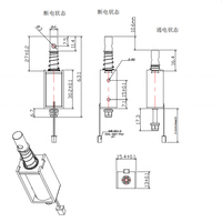 Solénoïde à cadre ouvert à longue course micro-mini DS-0630 12V 24V CC de haute qualité pour accessoires électroniques d'automatisation