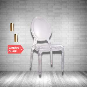 Chaise moderne élégante en <span class=keywords><strong>plexiglas</strong></span> <span class=keywords><strong>chaises</strong></span> Chiavari en acrylique transparent résine cristal clair pour mariage événement mobilier d'hôtel - Product Image 1