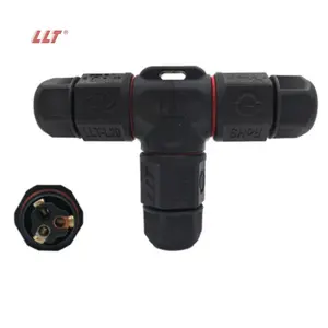 LLT L20 2 3 4 Pin Outdoor Junction Box IP68 Waterproof Electrical Cable Connector 3 Way Junction Box Connectors
