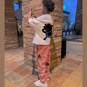 Jeans DIZNEW personnalisés pour hommes, patch <span class=keywords><strong>collage</strong></span> design mode <span class=keywords><strong>original</strong></span>, jeans pour garçons taille 32-30, vente en gros - Product Image 4