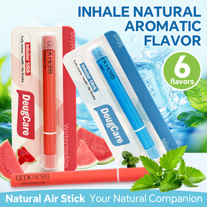アメリカ倉庫 天然禁煙 無煙吸入器 新型 持ち運び簡単 ニコチンゼロ フレーバー付きエアデバイス アロマセラピー吸入器 - Product Image 2