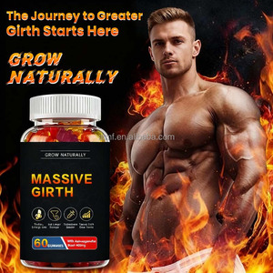 Verdickung der männlichen Verbesserung Länger anhaltender Booster 60 Gummies wachsen natürlich massiv und pflanzlich erwachsene schwangere Frauen - Product Image 2