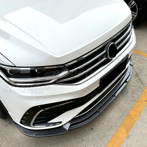 Lame de pare-chocs avant pour Volkswagen VW Tiguan Rline 2021+ Diffuseur Kit Carrosserie Spoiler Protection Noir Brillant Accessoires Auto - Product Image 5