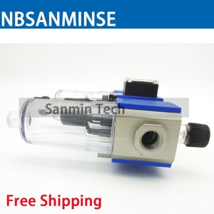 NBSANMINSE Unité de traitement d'air, filtre régulateur GC, lubrificateur à brouillard d'huile, unité triple, pièces pneumatiques - Product Image 4