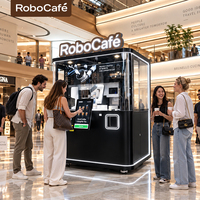 Distributeur automatique de café commercial, robot café pour centre commercial, aéroport, métro