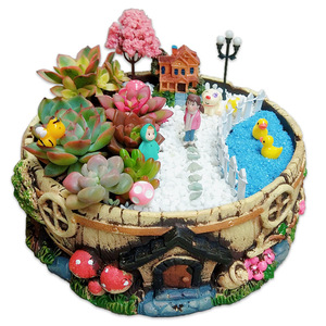 Set de Adornos de Resina para Bonsái de Suculentas en Miniatura, Combinación para Decoración de Jardinería en Casa, Manualidades DIY - Product Image 3