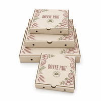 Cajas de Pizza Cuadradas de Cartón Corrugado del Fabricante, Laminación Mate, Grabado en Relieve, Ecológicas, de 6 a 16 Pulgadas, para Llevar, Regalos