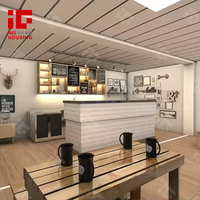 Conteneur modulaire portable de haute qualité, résistant aux tremblements de terre, de 20 pieds ou 40 pieds, pour restaurant, van, appartement ou maison