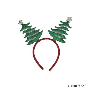 مجموعة إكسسوارات عيد الميلاد بيسينار عصابة رأس قرون عيد الميلاد قبعة شجرة عيد الميلاد ديكور نمط عشوائي - Product Image 2