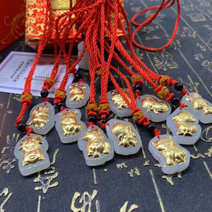 Collana con cordino rosso regolabile, accessorio unisex, ciondolo con i 12 segni zodiacali, regalo per donna e <span class=keywords><strong>uomo</strong></span>. - Product Image 4