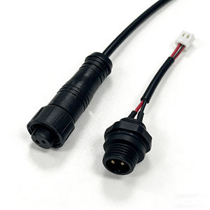 IP68防水ケーブル ナイロン製プラスチック電気コネクタ 2ピン 3ピン 4ピン 防水パネルマウントコネクタ - Product Image 4
