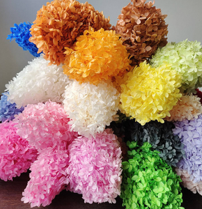 Hortensia Blanca en Forma de Torre de Madera Preservada Estilo Ins, con Tallo de Tacto Real para Decoración Floral DIY, Hortensia Panícula - Product Image 1