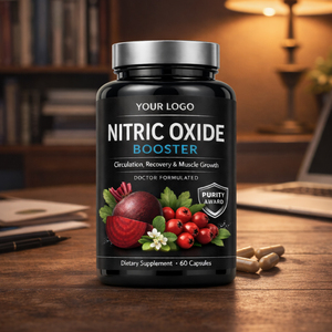 Complément alimentaire naturel pour augmenter l'oxyde nitrique avec L-arginine et L-citrulline, capsules pour booster l'énergie, formulé par des médecins - Product Image 2