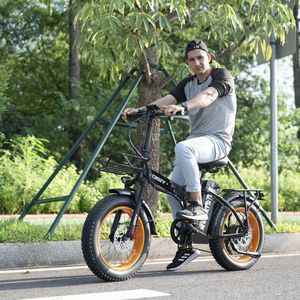 Offres Spéciales vélo électrique <span class=keywords><strong>F1</strong></span> 48V lithium 500W 20 ''pouces gros <span class=keywords><strong>pneu</strong></span> vélo électrique pliable - Product Image 6