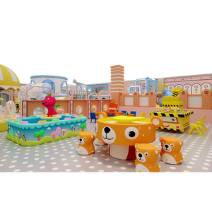 Structure de jeu intérieure pour enfants avec toboggan, ensemble de jeux souples personnalisé, structure de jeu sûre et durable, parc d'attractions commercial haute capacité - Product Image 1