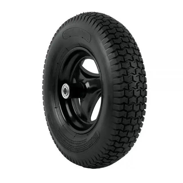O padrão de pneus inflável para carrinho de mão 16" 4.8/4.00-8 aceita OEM