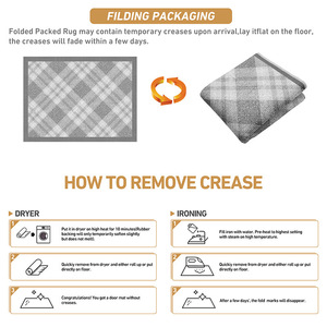 Alfombra Moderna Minimalista para Sala de Estar, Color Sólido, Rectangular, de Fibra de Poliéster, Apta para Mascotas, Alfombra para el Hogar, Fácil de Limpiar - Product Image 5