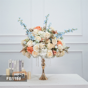 DKB Wholesale Realistic <b>Artificial</b> <b>Hydrangea</b> Rose White and Green Flower Balls for Wedding Party and Back to School Decor - Product Image 3