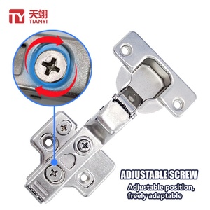 Factory Direct Sales of High Quality Stainless Steel <b>Soft</b> <b>Closing</b> Adjustable Detachable <b>Hinges</b> for <b>Cabinets</b> Kitchen Bedroom Use - Product Image 2