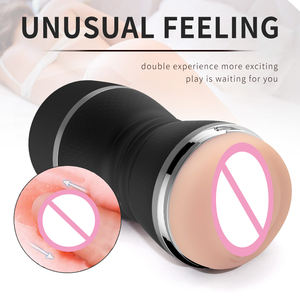 MEIPER 2 In 1 Mund Vaginas Männliche Masturbation Cup Realistische Tasche Pussie Silicon Sexspielzeug Für Männer - Product Image 5