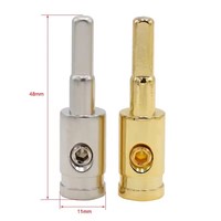 Borne d'alimentation haute puissance en cuivre 0GA à 8GA adaptateur d'entrée amplificateur de voiture Cube automatique pour câble de haut-parleur Kit d'ampli de câble d'alimentation