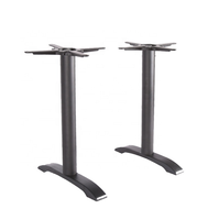 Base de table en fonte pour intérieur et extérieur avec une seule jambe