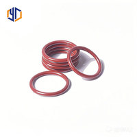 Joint torique encapsulé FEP à haute résistance à la corrosion, avec noyau FKM/NBR/Silicone et revêtement en PTFE, anneau d'étanchéité en caoutchouc -30-200°C, personnalisable