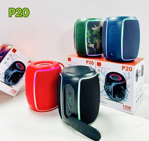 P20 Wireless Portable Woofer Waterproof Fabric BT <b>Speaker</b> Stereo Outdoor Active HIFI Active <b>Speaker</b> FM Radio/TF/<b>USB</b>/AUX - Product Image 5