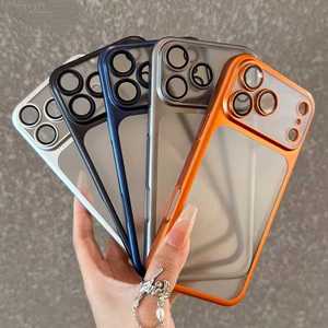 <span class=keywords><strong>Cover</strong></span> a copertura totale <span class=keywords><strong>per</strong></span> <span class=keywords><strong>iPhone</strong></span> 15 16 17 Pro Max 17 custodie antiurto con rivestimento in aria trasparente opaco - Product Image 2