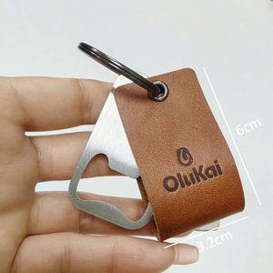 พวงกุญแจสแตนเลสกันน้ำแบบใหม่ ปรับแต่งรูปทรงได้ จี้ห้อยกระเป๋า พิมพ์ลายดิจิตอล ป้ายนูน ป้ายหนัง ป้ายติดกระเป๋าสตางค์ ของขวัญสำหรับรถยนต์ - Product Image 4