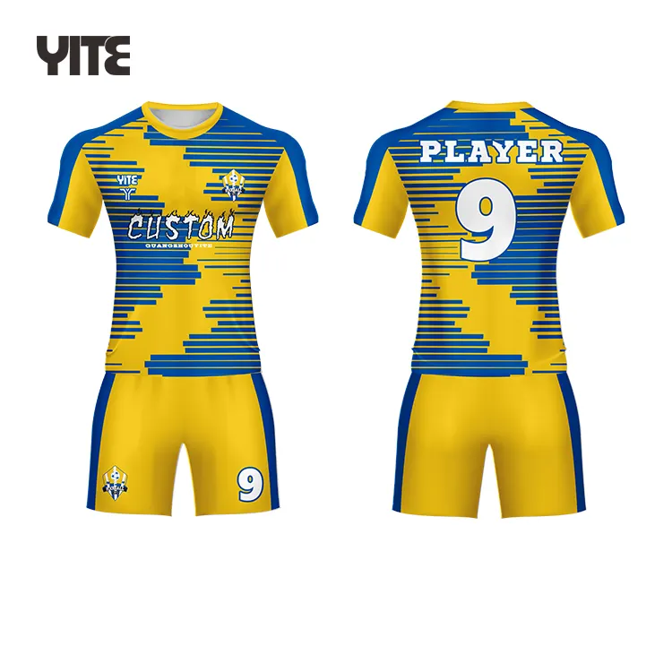 Custom Sublimation International Soccer Uniforms Full Set Soccer Uniform Kit Hot Sale Soccer Wear Uniform