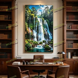 Pintura LED Personalizada de Alta Definición, Arte Mural Colorido, Paisaje, Pintura de Porcelana de Cristal para Decoración de Pared de Sala de Estar o Porche - Product Image 5